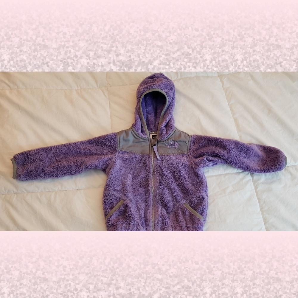 The North Face 2T Hooded Jacket Girls Purple